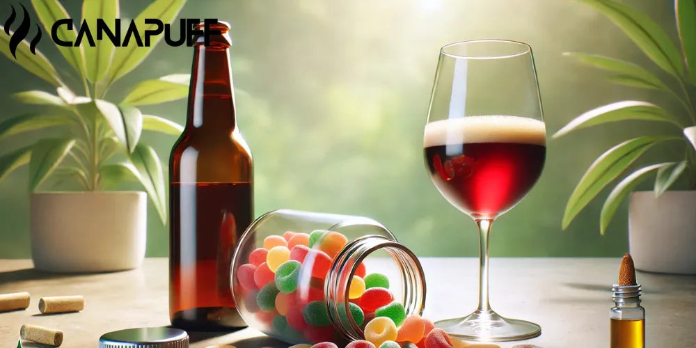 Kan du blanda CBD Gummies med alkohol? Säkerhetsguide & effekter-Canapuff