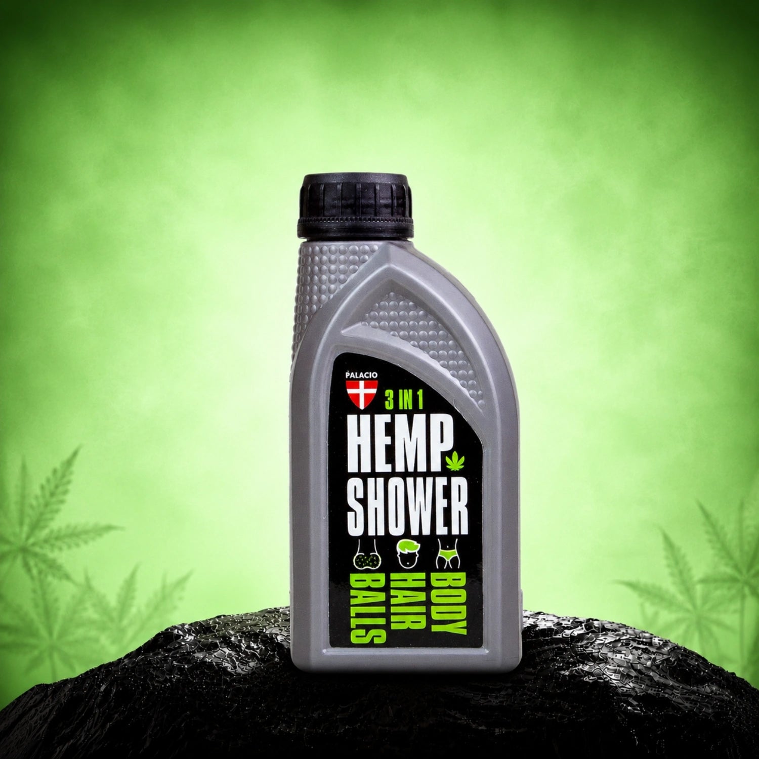 3in1 Hemp shower gel for men, 500ml - Palacio