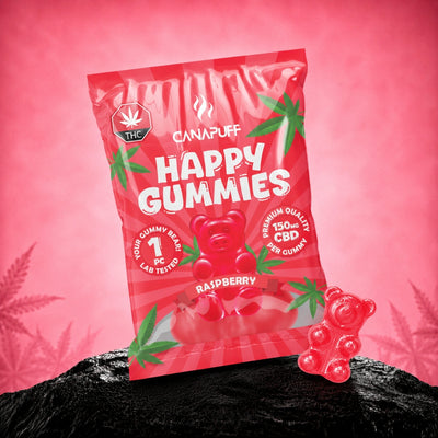 Gumisie CBD malina