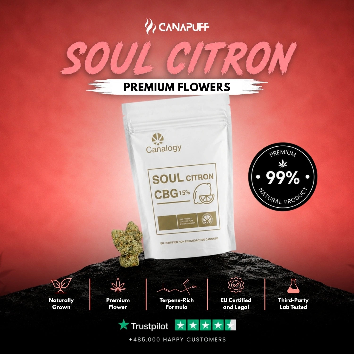 CBG Flowers Citron Soul 15%