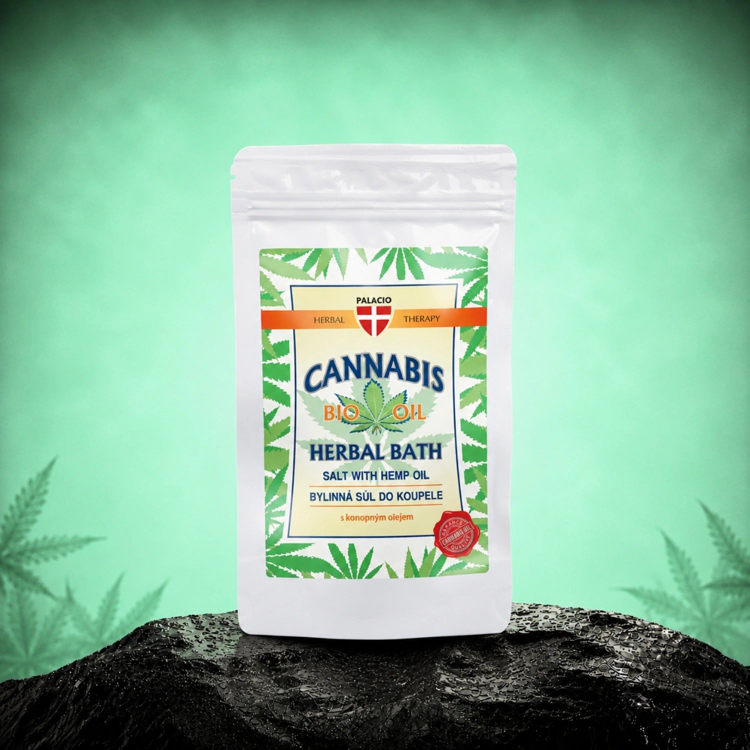 Hemp bath salt, 200 g - Palacio