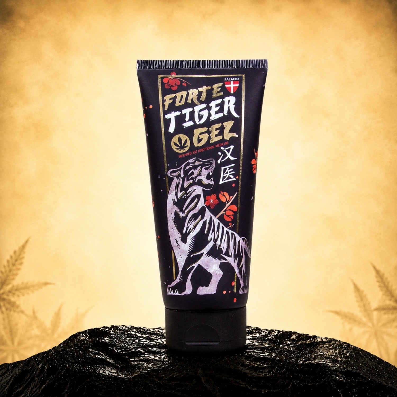 Tiger Massage Gel Forte with Cannabis, 175 ml - Palacio