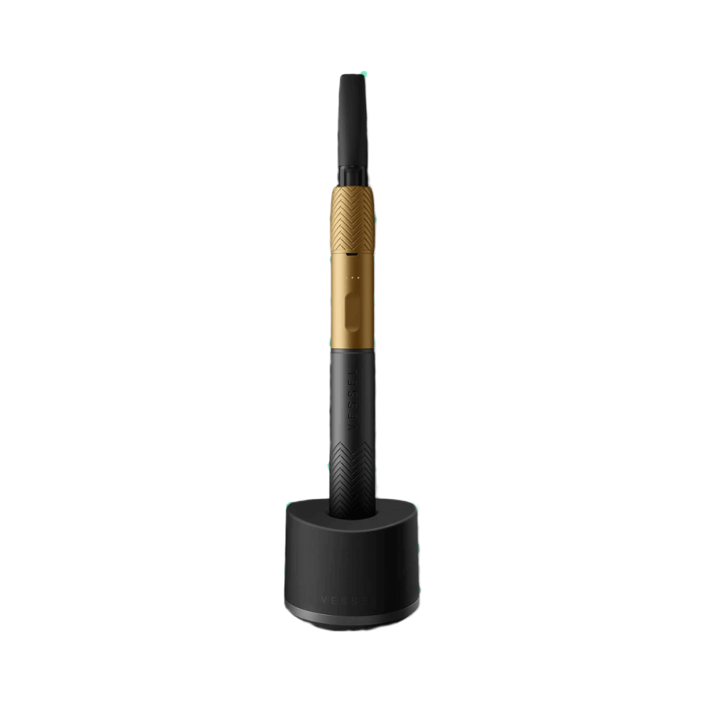 Vessel Base Charger for cannabis vape cartridges