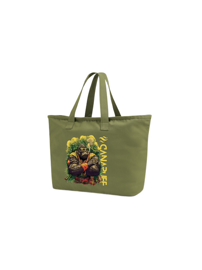 Canapuff Bomullskasse – Gorilla Power – Grön