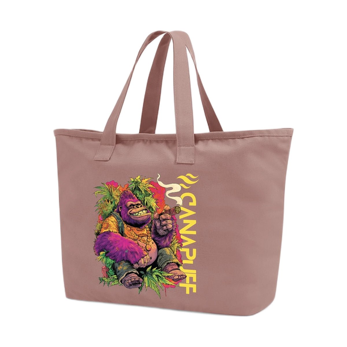 Geantă de bumbac – Gorilla Kush – Roz