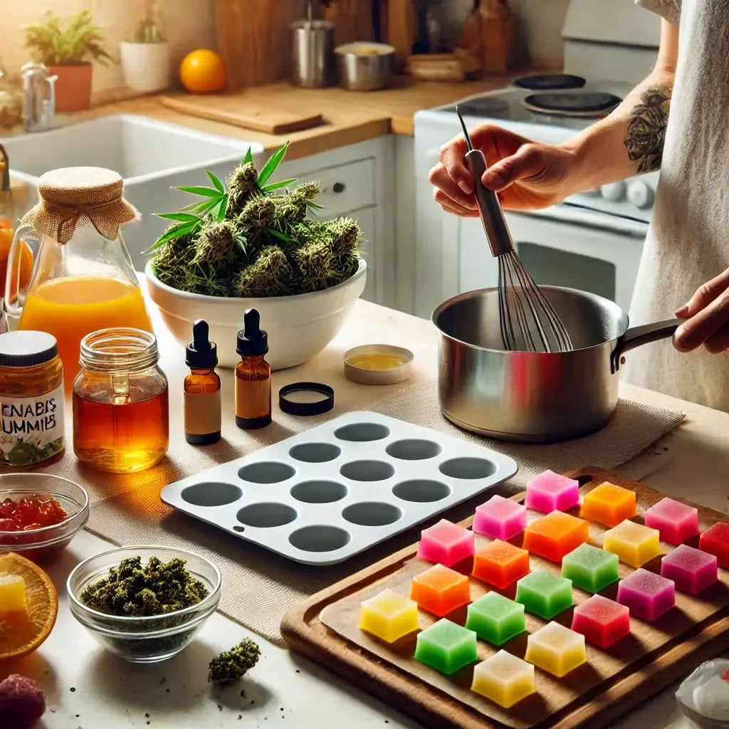Esrarlı jelibon nasıl yapılır öğren – Kolay ve eğlenceli rehber 🍬🌿-Canapuff