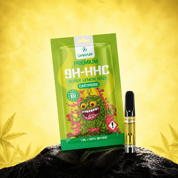 Картридж Canapuff 9H-HHC Super Lemon Haze, 1 мл, міцність 95%