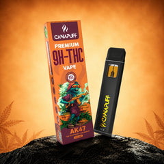 Canapuff 9H-THC Vape AK47 95%, одноразовий pen 1 мл