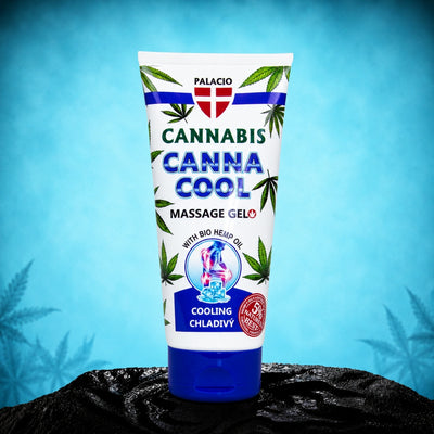 Gel de massage au chanvre CANNACOOL, rafraîchissant, 200 ml - Palacio