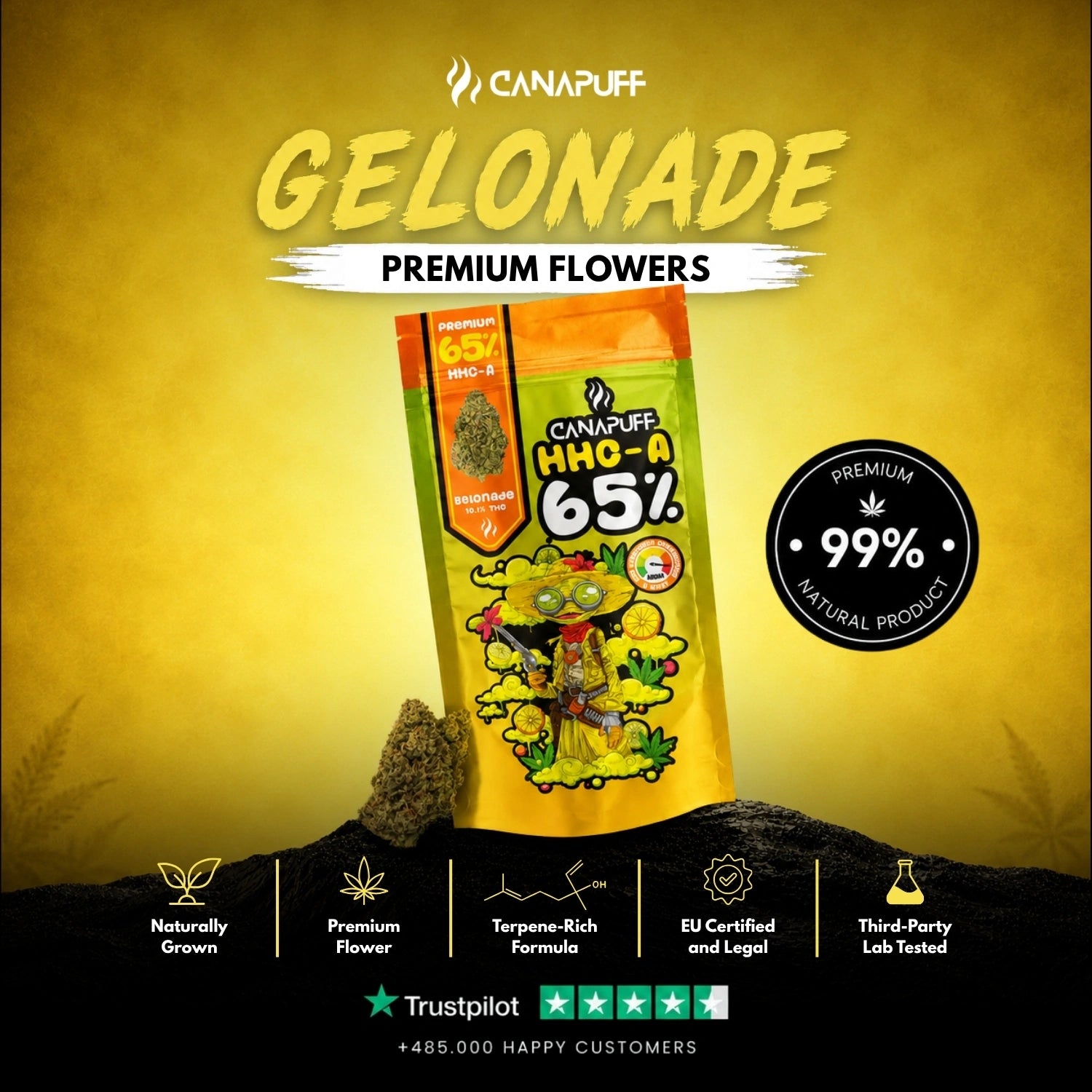 HHC-A Flowers Gelonade 65%