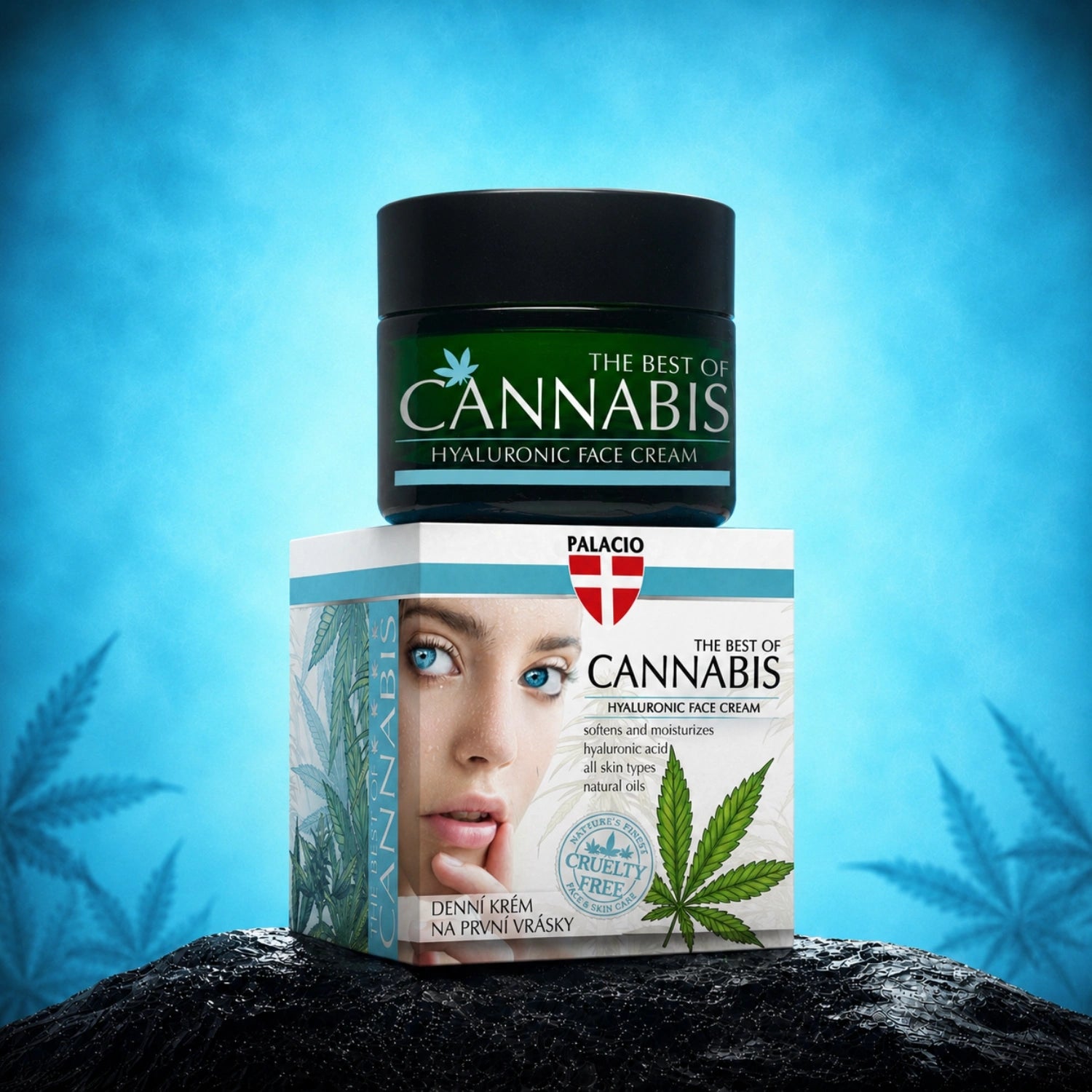 Hemp face cream for first wrinkles, 50ml - Palacio