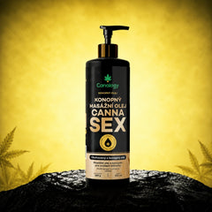 Hemp massage oil Cannasex - Canalogy