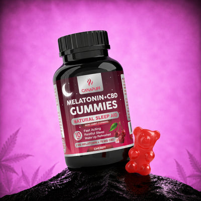 Melatonin+CBD Gummies Körsbär