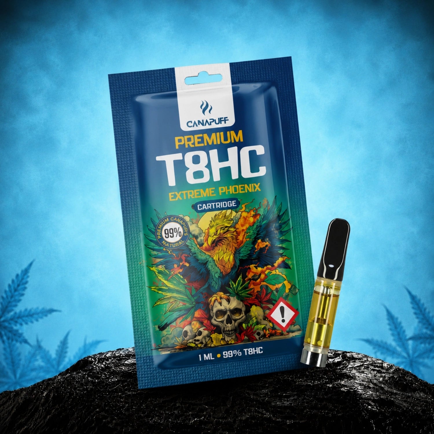 Canapuff T8HC Extreme Phoenix Cartridge 99%, 1 ml