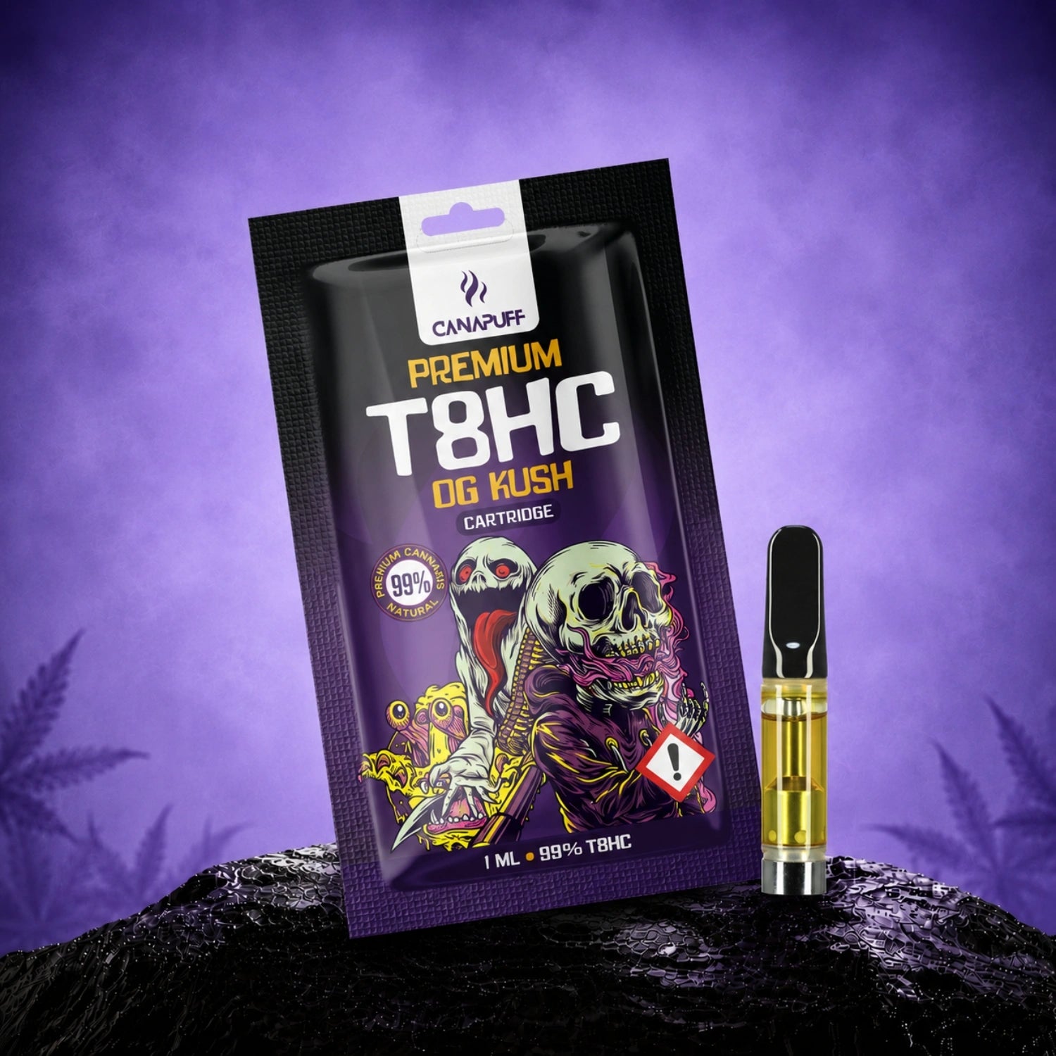 Canapuff T8HC OG Kush Cartridge 99%, 1 ml