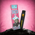 Canapuff THCv Vape 79% 1ml Berry Gelato engångspenna med rosa förpackning