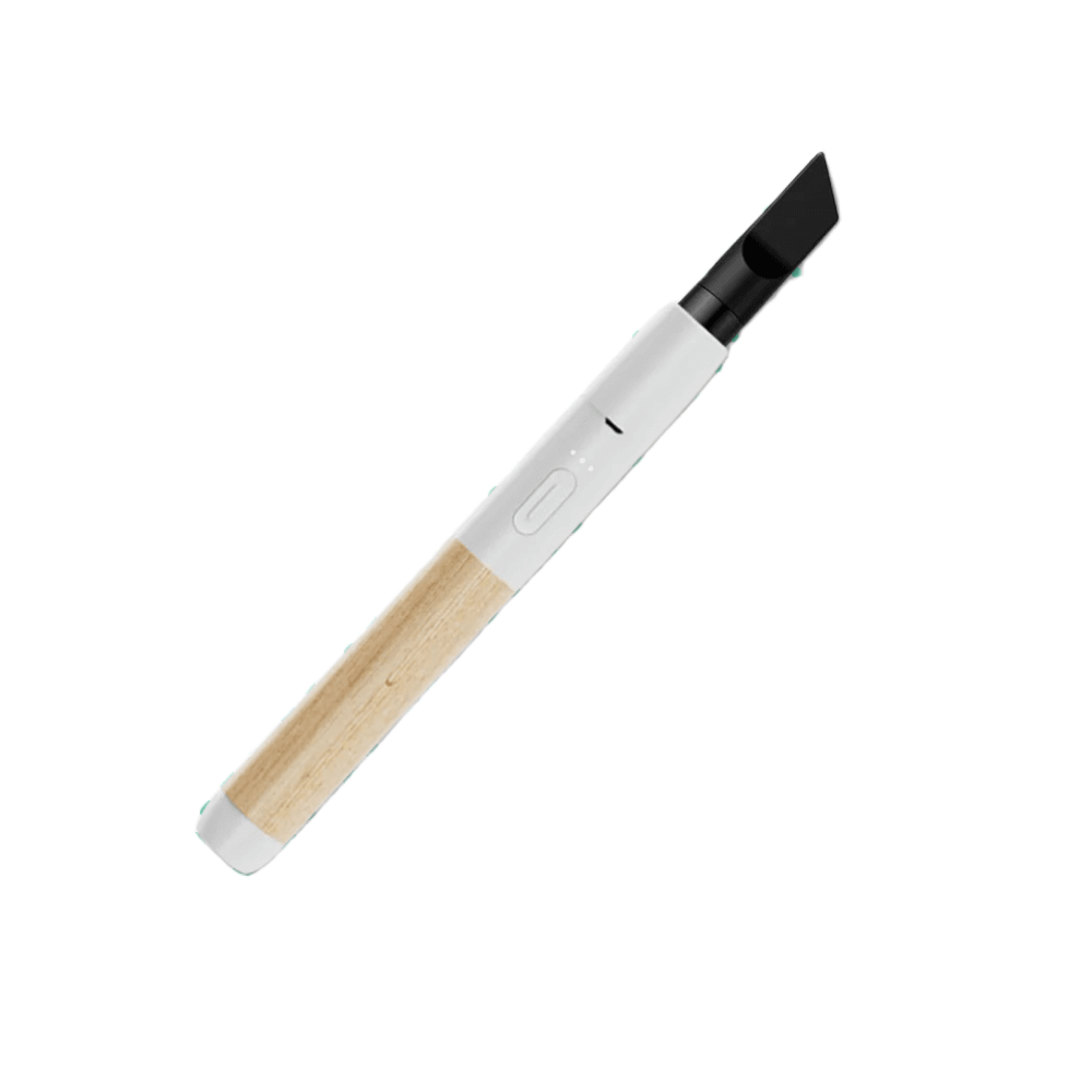 Vessel Craftsman vape pen, white and beechwood design