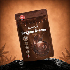 Canapuff Delta 9 Chocolate Bitter pralinky z horkej čokolády, Delta-9 THC z konope, 30 mg