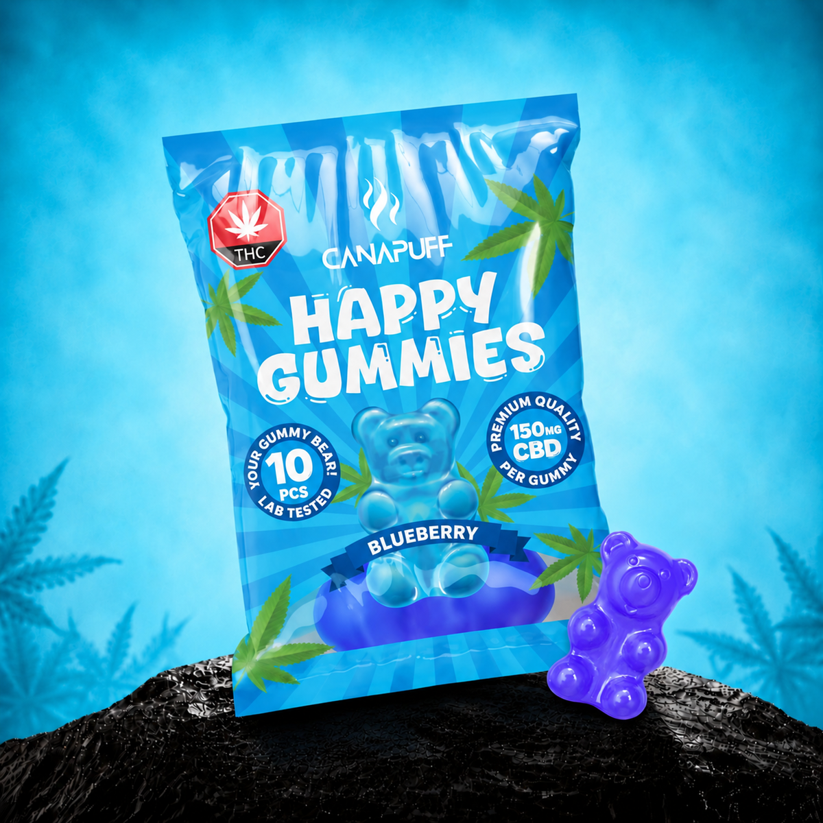 CBD Gummies Blåbär