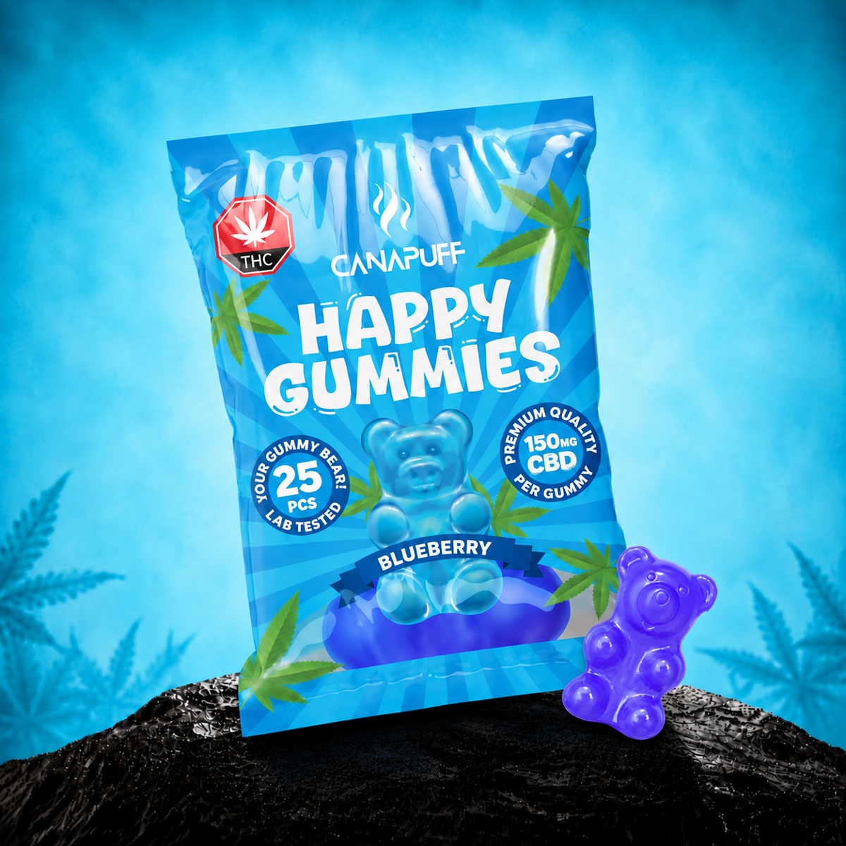 CBD Gummies Blåbär