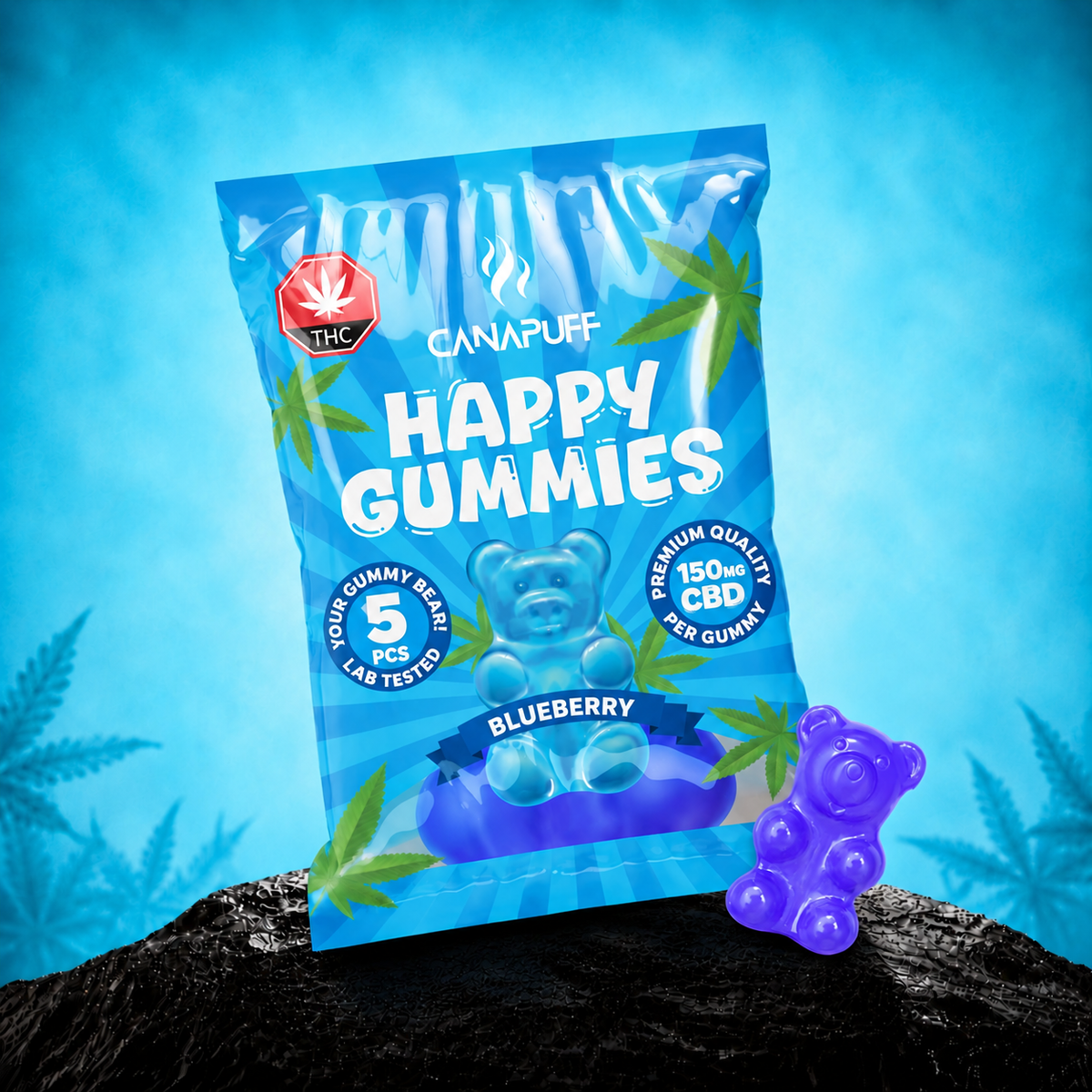 CBD Gummies Blåbär